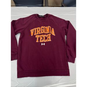 Under Armour Virginia Tech Loose Fit Sweatshirt Size Medium